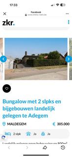 Bungalow in mooie natuur Adegem / Maldegem, Immo