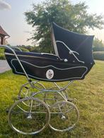 Vintage kinderwagen in navy blue, Ophalen, Gebruikt, Kinderwagen, Overige merken