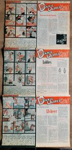 3 oude stripknipsels: Dikkie Dapper (krant 1954)