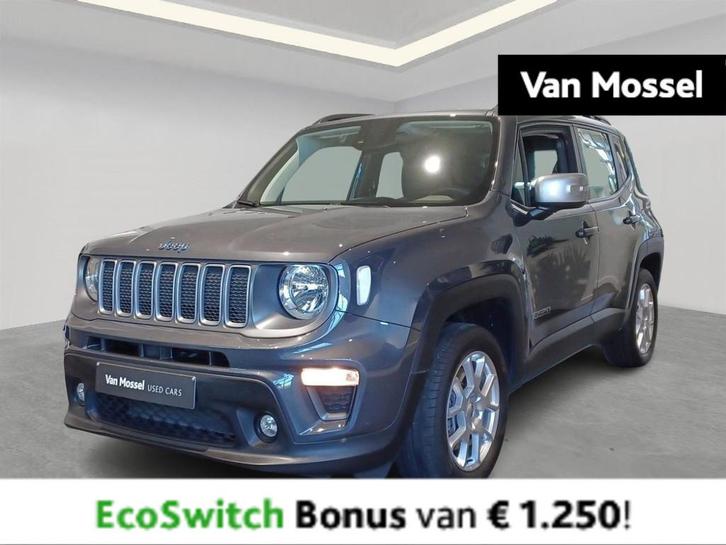 Jeep Renegade 1.3 Turbo T4 190 4xe ATX Limited, Auto's, Jeep, Bedrijf, Te koop, Renegade, 4x4, Alarm, Bluetooth, Dakrails, Electronic Stability Program (ESP)
