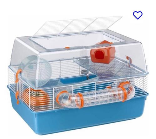 Hamsterkooi met toebehoren, Animaux & Accessoires, Rongeurs & Lapins | Cages & Clapiers, Utilisé, Cage, 60 à 90 cm, 75 à 110 cm