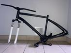 Mtb frame RockRider geveerde vork - stuur - crank - ketting, Fietsen en Brommers, Ophalen, Frame, Gebruikt, B-Twin