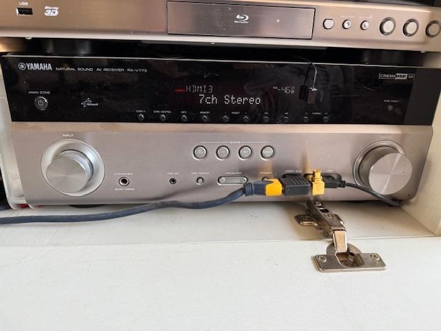 Récepteur AV en titane 7.1 canaux Yamaha RX-V773, TV, Hi-fi & Vidéo, Amplificateurs & Ampli-syntoniseurs, 7.1, 120 watts ou plus