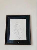grote tekening josé vermeersch, Antiek en Kunst, Ophalen