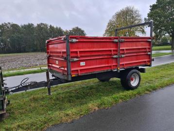 4,5 tons Rolland BH45 kipper, deuren achterzijde, opzetbord