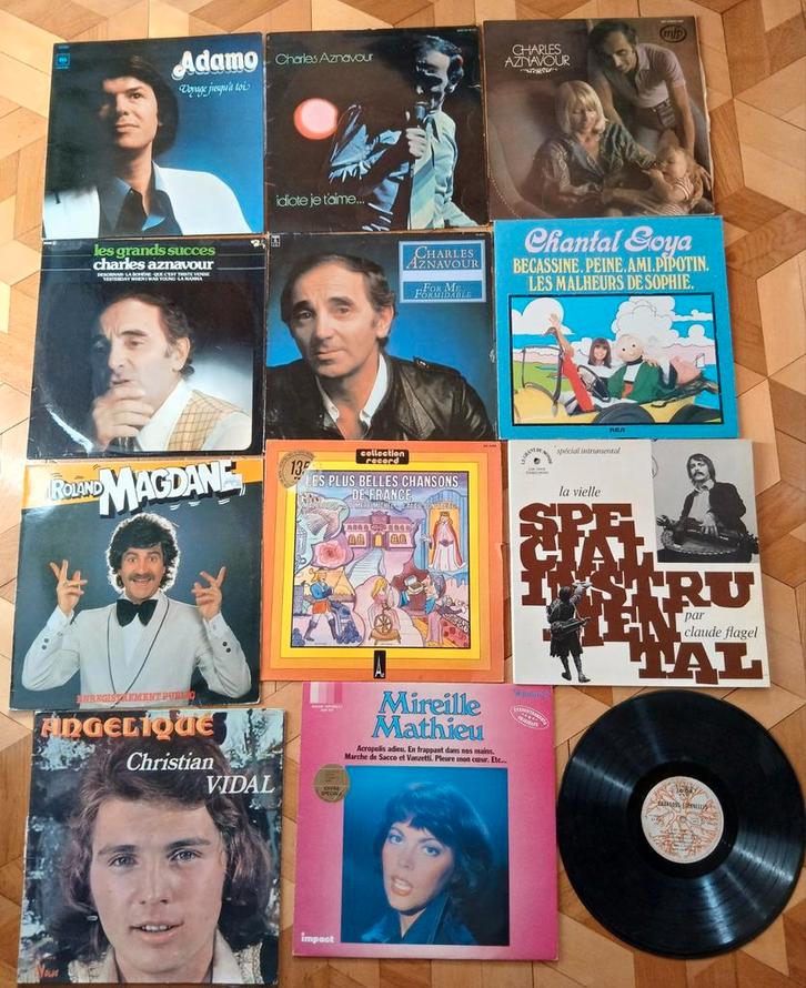 Collection Vinyls chanson française, Cd's en Dvd's, Vinyl | Verzamelalbums, 12 inch