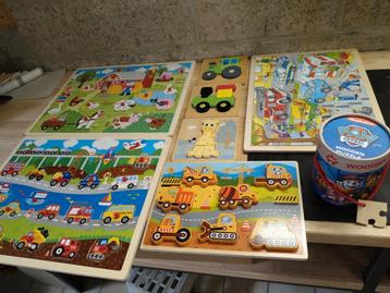 Houten puzzels beschikbaar voor biedingen