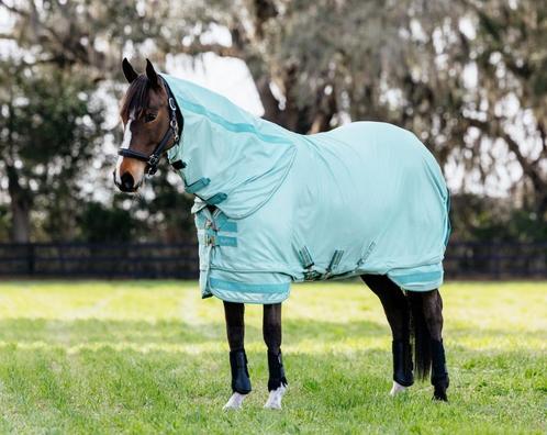 LeMieux Arika Armour-Tek Vliegendeken Aqua 185+195+205 SALE, Dieren en Toebehoren, Paarden en Pony's | Dekens en Dekjes, Nieuw