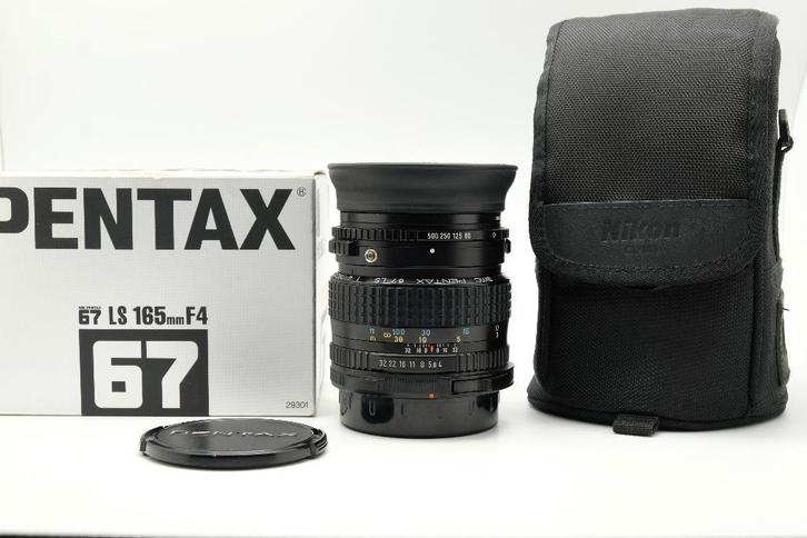 Pentax 67 6X7 165 mm F4 LS bladsluiter SMC, Audio, Tv en Foto, Fotocamera's Analoog, Zo goed als nieuw, Spiegelreflex, Pentax