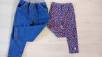 Legging en soepele jeansbroek meisjes maat 86, Disney, Gebruikt, Broekje, Meisje