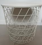 Opbergmand/tafeltje, Huis en Inrichting, Woonaccessoires | Schalen en Manden, Ophalen, Gebruikt, Rond, Mand