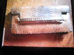 krokodillenzakje voor dames, Handtassen en Accessoires, Tassen | Damestassen, Verzenden, Nieuw, Bruin, Avondtasje