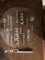 NEUF : Plateau de présentation en verre avec son couteau., Enlèvement