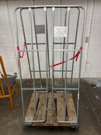 2‐HEKS HOUTEN ROLCONTAINER, Ophalen, Gebruikt