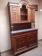 Koppel van 2 antieke buffetkasten, Ophalen, Gebruikt