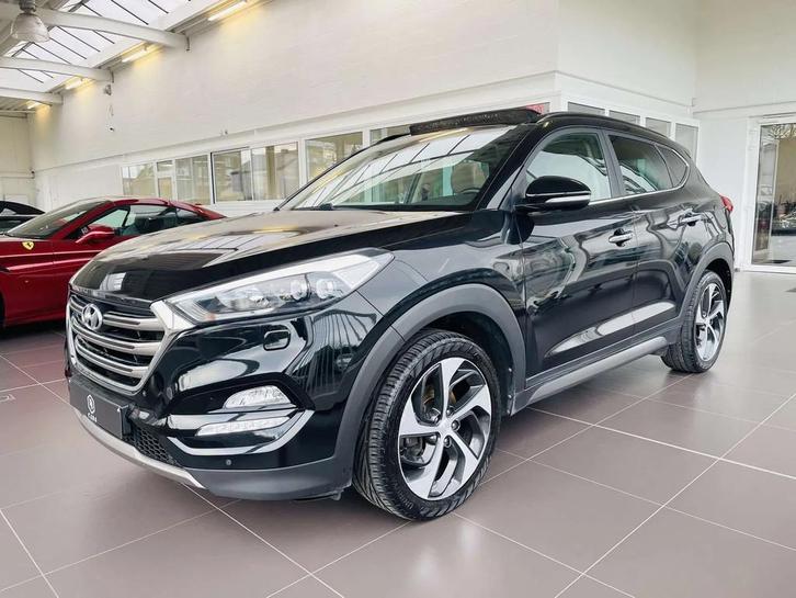 Hyundai Tucson 2.0 CRDi * GARANTIE + TOIT PANO + GPS + CUIR, Auto's, Hyundai, Bedrijf, Te koop, Tucson, ABS, Achteruitrijcamera
