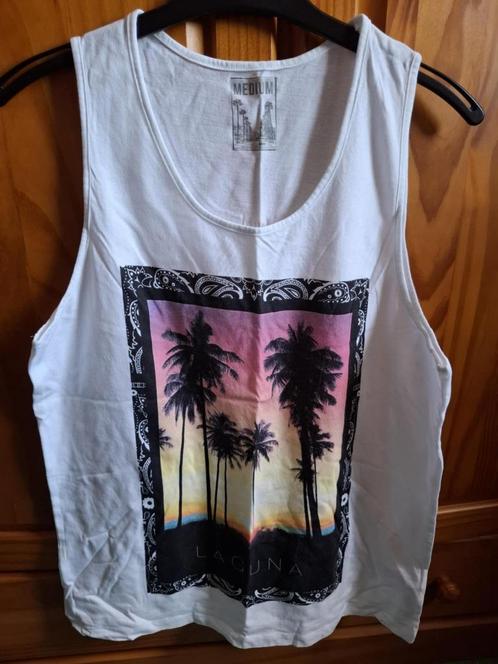 Tshirt sans manche neuf pour Homme taille M, Kleding | Heren, T-shirts, Zo goed als nieuw, Maat 48/50 (M), Wit, Ophalen