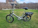 2 Elektrische Plooifietsen 20" wielen met achterwielmotor, Fietsen en Brommers, Versnellingen, Zo goed als nieuw, Dames, Ophalen