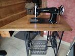 Antieke trapstikmachine., Ophalen