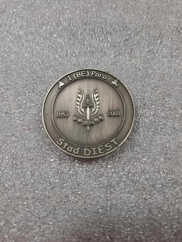 Souvenir coin 50 jaar 1Para Diest Para Commando  beschikbaar voor biedingen