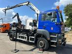 MAN TGA 18.310 4x4 HOOKLIFT + CRANE PALFINGER PK12000 - RADI, Auto's, Vrachtwagens, Overige kleuren, MAN, Bedrijf, Vierwielaandrijving