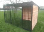 hondenren kennel hondenrennen kennelpaneel ZWART NU SCHERPE, Hondenkennel, 110 cm of meer, 100 cm of meer, Nieuw