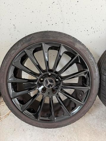 Breedset Mercedes 19inch Amg velgen met Bridgestone banden!! beschikbaar voor biedingen