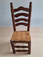 Houten miniatuur stoel, Poppenhuis, Gebruikt, Ophalen