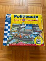 Politieauto boek en vloerpuzzel 3D, Kinderen en Baby's, Ophalen of Verzenden, Zo goed als nieuw