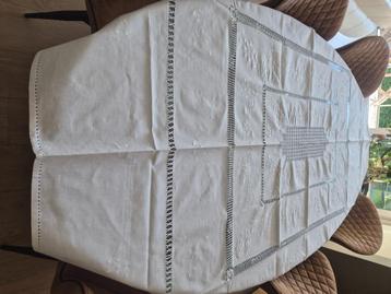 Nappe brodée rectangulaire, Enlèvement ou Envoi, Comme neuf, Rectangle, Intérieur