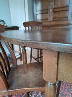 Antieke engelse plooitafel, Ophalen