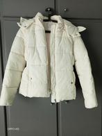 witte jas me pels gevoerd, Ophalen, Zo goed als nieuw, Maat 38/40 (M)