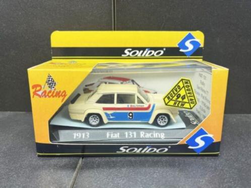 FIAT 131 ABARTH Racing 1/43 SOLIDO Made in France NEUVE +BOX, Hobby en Vrije tijd, Modelauto's | 1:43, Nieuw, Auto, Solido, Ophalen of Verzenden