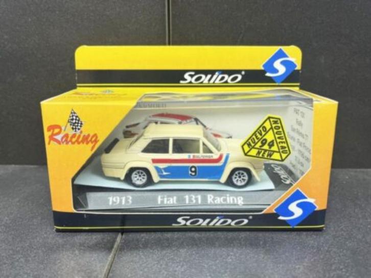 FIAT 131 ABARTH Racing 1/43 SOLIDO Made in France NEUVE +BOX, Hobby en Vrije tijd, Modelauto's | 1:43, Nieuw, Auto, Solido, Ophalen of Verzenden