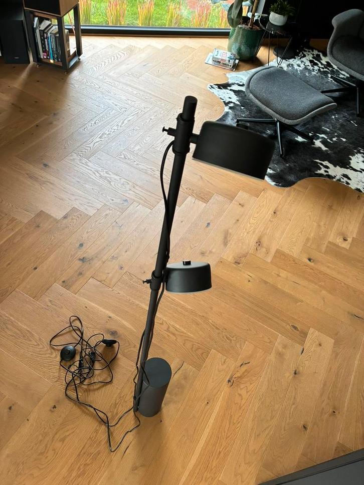 Staande lamp, Huis en Inrichting, Lampen | Vloerlampen, Zo goed als nieuw, Glas, Ophalen