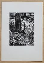 Houtsnede Frans Masereel: VEURNE: De Boetprocessie (1), Antiek en Kunst, Kunst | Etsen en Gravures, Verzenden