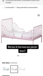 Meegroeibed IKEA, Kinderen en Baby's, Kinderkamer | Bedden, Ophalen, Zo goed als nieuw, Lattenbodem