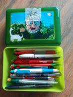 Doos met balpennen en duwpotloden., Ophalen of Verzenden, Gebruikt