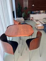 Vintage iIkea fusion eetkamerset Sandra Kragnert, Huis en Inrichting, Ophalen, Gebruikt, Vier personen, Overige houtsoorten