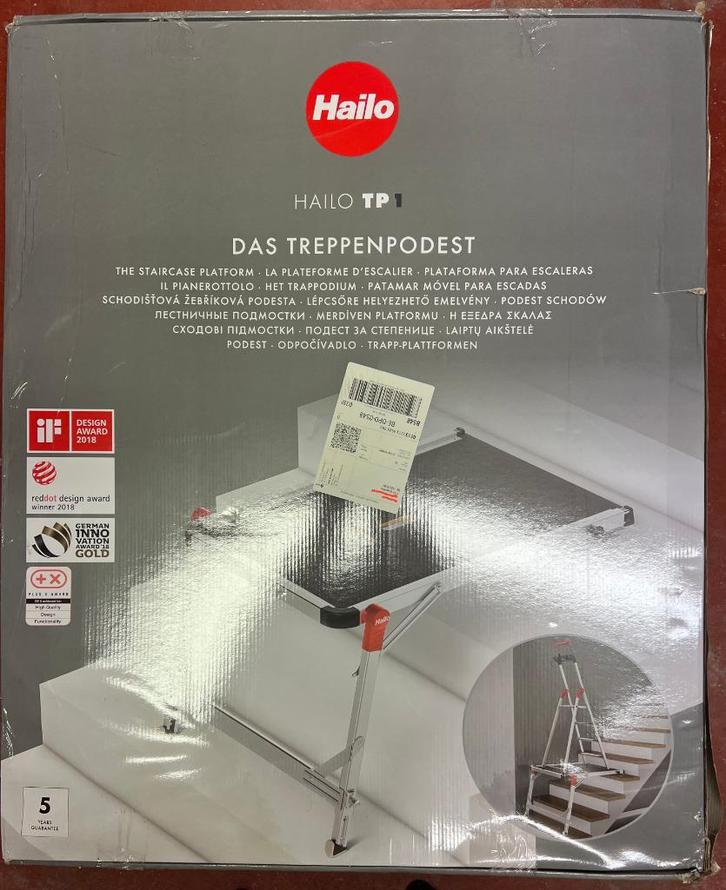 Plateforme de travail / echaffaudage, Doe-het-zelf en Bouw, Ladders en Trappen, Nieuw, Ladder, Minder dan 2 meter, Opvouwbaar of Inschuifbaar