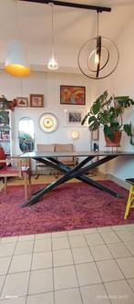 Table avec pieds en métal de ferronnier top qualité, Neuf, 150 à 200 cm, Cinq personnes ou plus, 100 à 150 cm