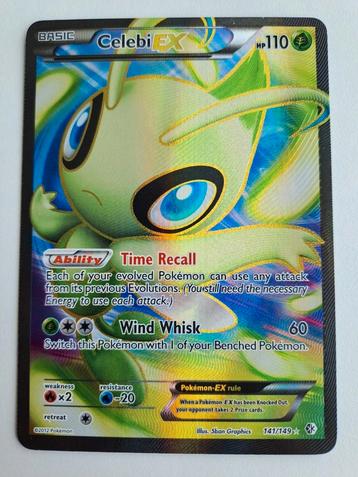 Pokémon Celebi EX 141/149 beschikbaar voor biedingen