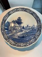 Grande assiette de Delft de J. Sooneville 40cm, Antiquités & Art, Antiquités | Assiettes décoratives & Carrelages, Enlèvement