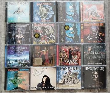 CD's Iron Maiden als nieuw of Nieuw -18st. beschikbaar voor biedingen