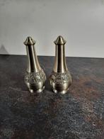 vintage peper en zout setje met olifanten tafereel, Overige materialen, Gebruikt, Overige typen, Onbekend