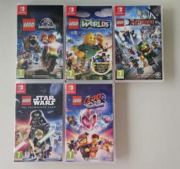5 Nintendo Switch games Lego beschikbaar voor biedingen