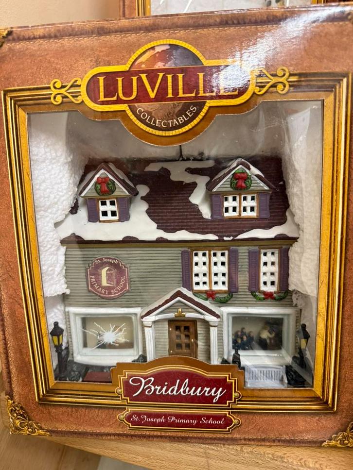 Luville Bridbury 600.016 porseleinen huis, Diversen, Kerst, Zo goed als nieuw, Ophalen of Verzenden