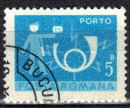 Roemenie 1974 - Yvert 133bTX - Postsymbolen (ST), Timbres & Monnaies, Timbres | Europe | Autre, Affranchi, Autres pays, Envoi