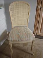 2 brocante céruse stoelen merk deknuddt, Maison & Meubles, Chaises, Tissus, Céruse  merk deknudddt, Enlèvement, Utilisé
