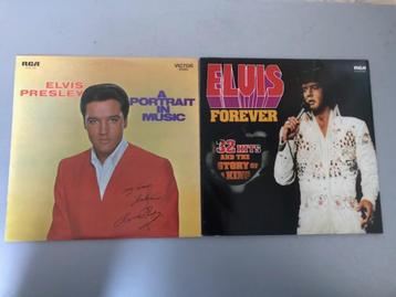 Twee lps van Elvis Spresley, 1 dubbel lp beschikbaar voor biedingen